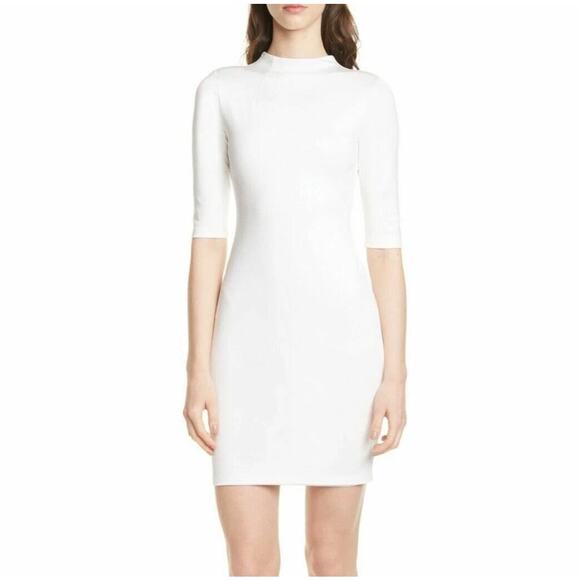 luxe knit dress Luxe knit Zip-Up Mini Dress Garnet / Small